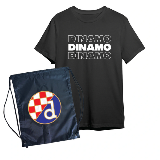 2 u 1 Dinamo natpis majica + torba